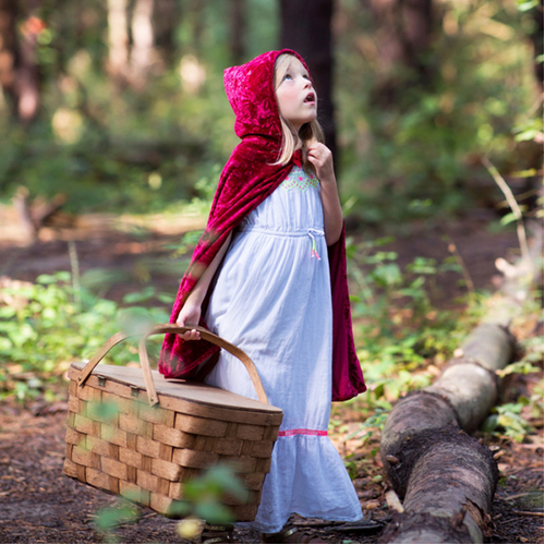 Little Red Riding Hood Cape Size 5-6