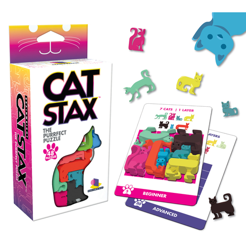 Brainwright Cat Stax Brain Teaser Game