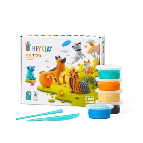 Hey Clay Dog Story Set  (15 Cans)
