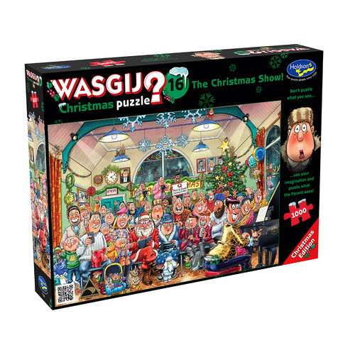 Holdson WASGIJ? Christmas No.16 The Christmas Show 1000pc Jigsaw Puzzle