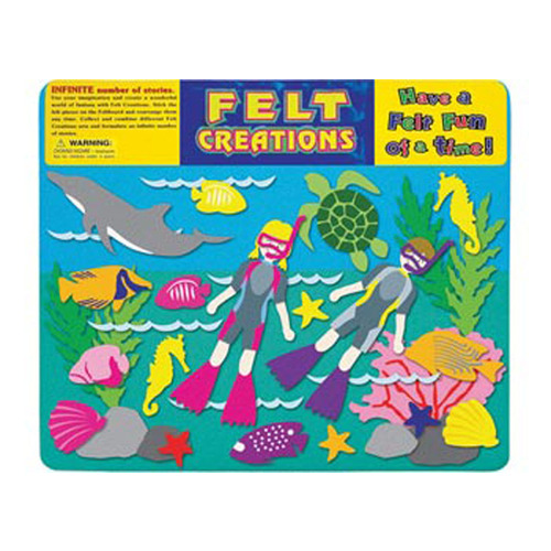 Felt Creations - Aquatic Diving Felt Story Board