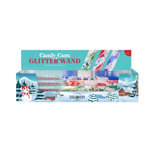 Discovery Zone Candy Cane Glitter Wand