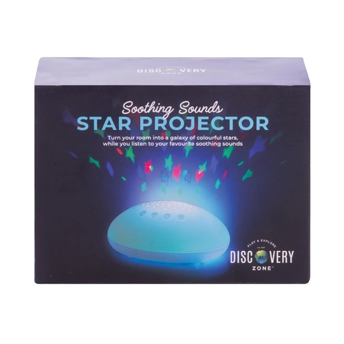 Discovery Zone Soothing Sounds Star Projector White