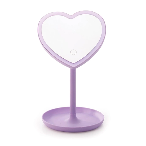 isGift Light Up LED Heart Mirror 