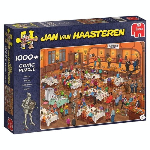 Jan Van Haasteren Darts | 1000pc Comic Jigsaw Puzzle