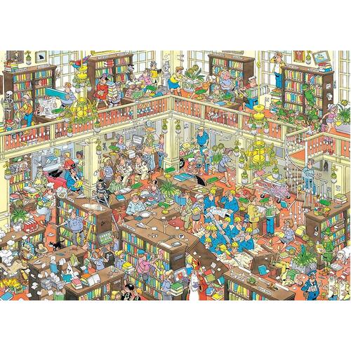 Jan Van Haasteren The Library 1000pc Comic Jigsaw Puzzle