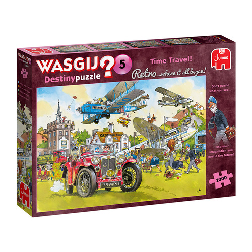 Jumbo WASGIJ? Destiny No 5 | Time Travel 1000pc Jigsaw Puzzle