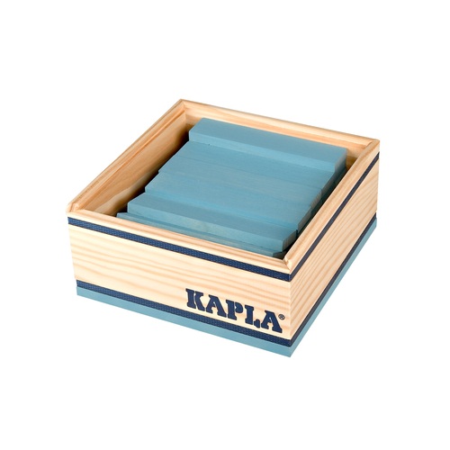 KAPLA Planks Light Blue | 40pc Colour Plank Set