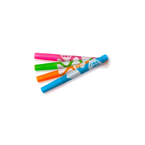 Kidywolf Markers ( Pink, Orange, Green, Blue )