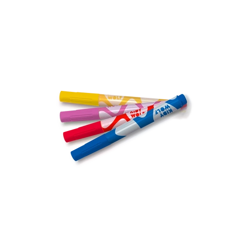 Kidywolf Markers ( Red, Yellow, Purple, Blue )