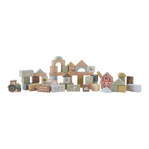 Little Dutch Wooden Building Block Set - Little Farm