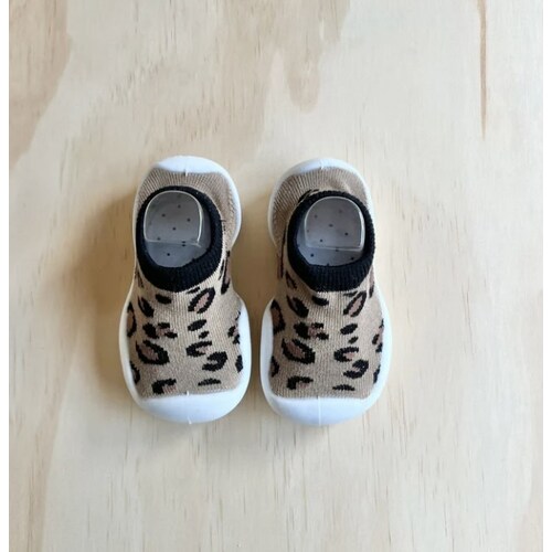 Pre Walker Shoes - Brown Leopard - Medium