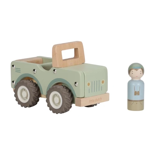 Little Dutch Safari Friends Wooden Safari Car