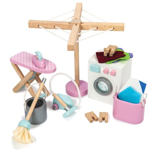 Le Toy Van Laundry Room Dolls House Furniture Set