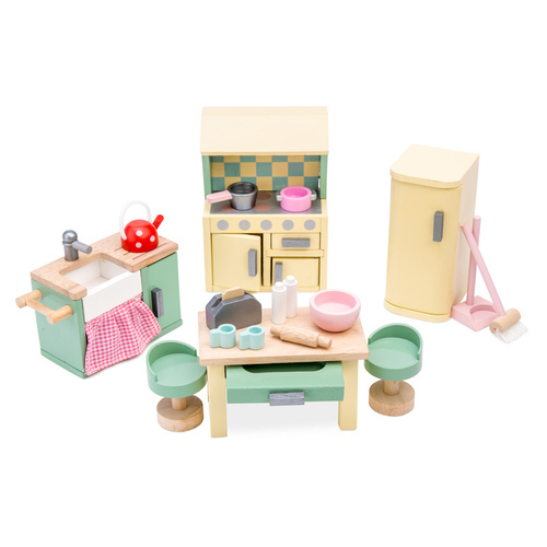 wooden dolls house furniture pack