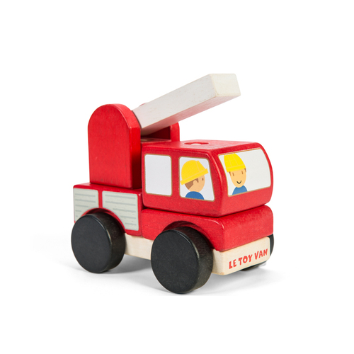 Le Toy Van Fire Engine Stacker Wooden Toy