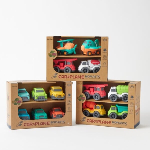 Bioplastic Car & Plane Set -  3 Assorted Designs