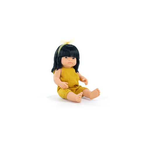 Miniland Asian Girl Doll Dressed 38cm  