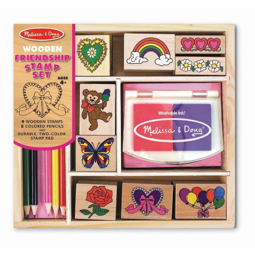 Melissa & Doug - Friendship Rubber Stamp Set