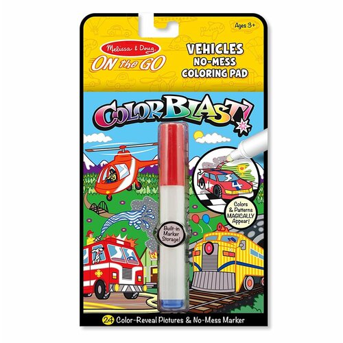Melissa & Doug - On The Go Color Blast! - Vehicles