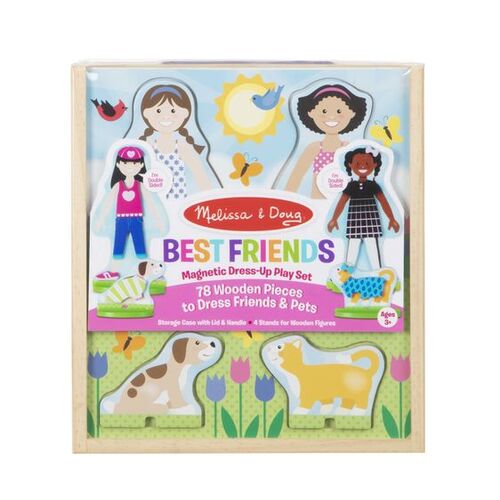Melissa & Doug - Best Friends Magnetic Dress-Up Play Set