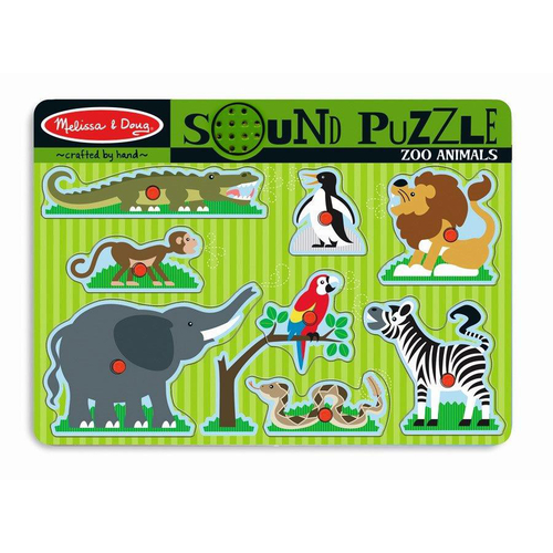 Melissa & Doug - Zoo Animals Sound Puzzle 8pc