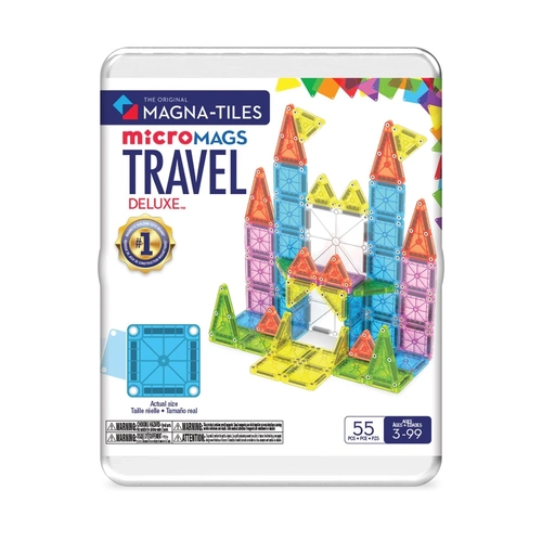 Magna Tiles - Micro Mags Travel Set Deluxe - 55 pc Set