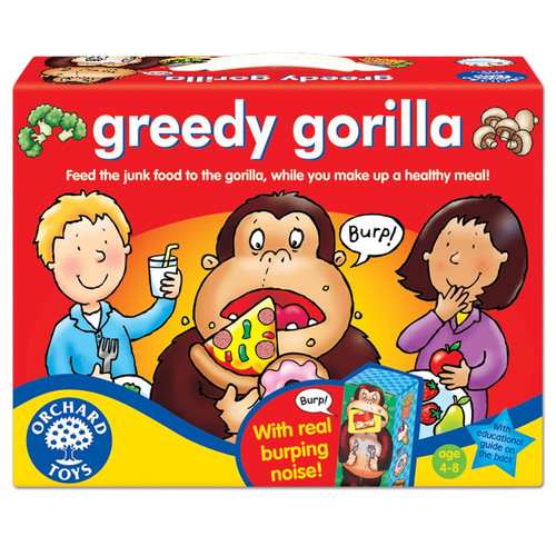 Orchard Toys Greedy Gorilla GameAn educational Orchard Toys kids healthy eating game