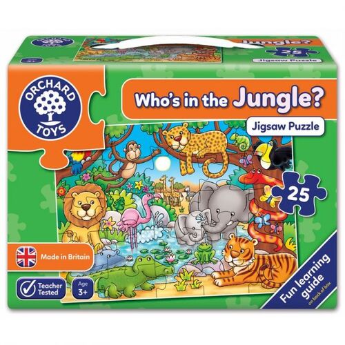 Orchard Toys - Who's in the Jungle? Jigsaw Puzzle 25 piece