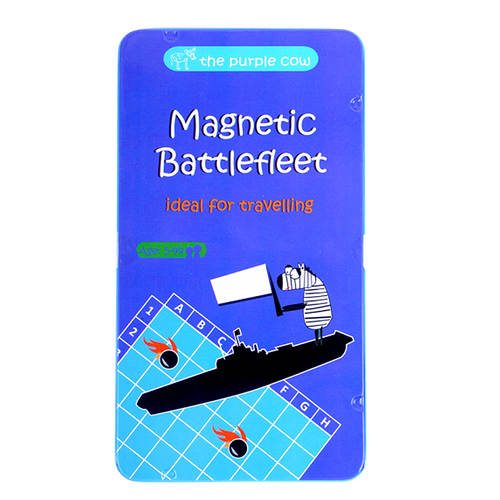 The Purple Cow Magnetic Battlefleet Travel Game