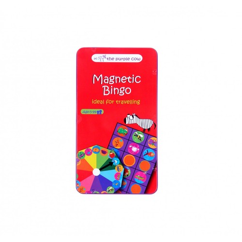 The Purple Cow Magnetic Bingo Travel Game