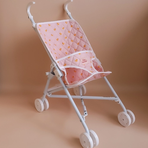 Tiny Harlow Folding Dolls Stroller - Pink Ducky