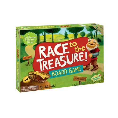 Peaceable Kingdom Race To The Treasure Board Game