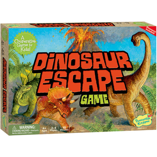 Peaceable Kingdom Dinosaur Escape Board Game