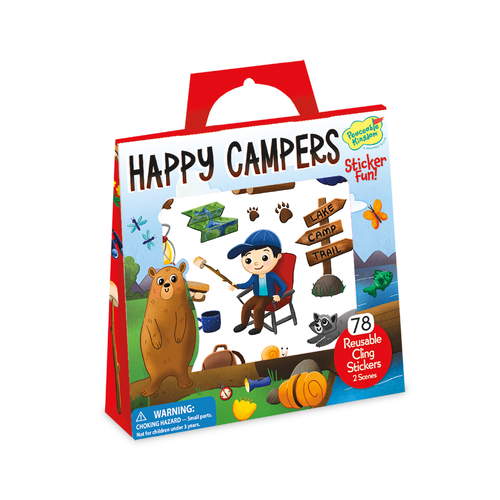 Happy Camper Sticker Fun