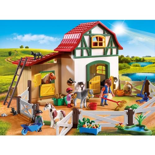 playmobil country pony farm