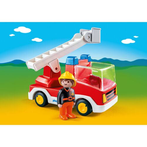 Playmobil 1.2.3 | Ladder Unit Fire Truck