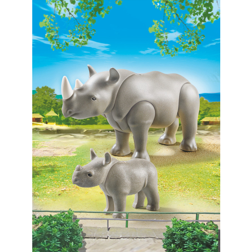 Playmobil Family Fun - Rhino with Calf