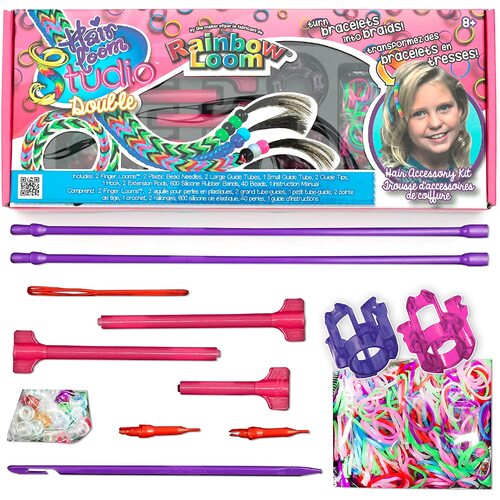 Rainbow Loom Hair Loom Studio Double Kit