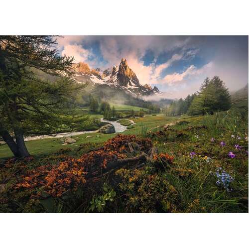 Ravensburger - Claree Valley French Alps 1000pc Jigsaw Puzzle