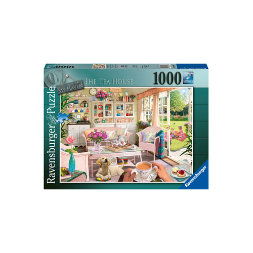 Ravensburger My Haven No.9 The Tea Shed Jigsaw Puzzle 1000pc