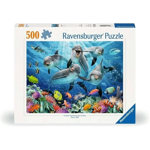 Ravensburger Jigsaw Puzzle - Dolphins In The Coral Reef 500pc