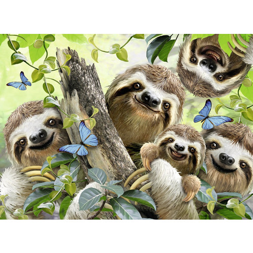 Ravensburger - Sloth Selfie Jigsaw Puzzle 500pc