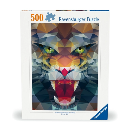 Ravensburger - Polygon Lion Jigsaw Puzzle 500pc