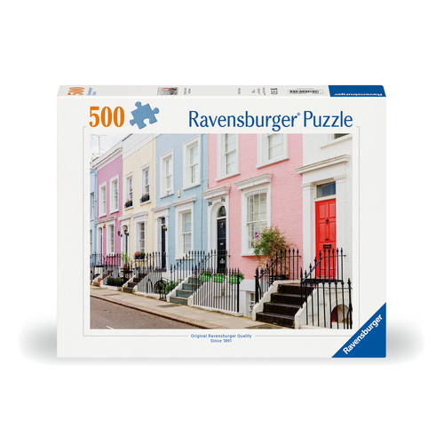 Ravensburger - Colourful London Townhouses Jigsaw Puzzle 500pc