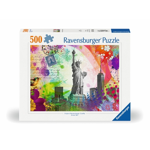 Ravensburger - New York Postcard Jigsaw Puzzle 500pc