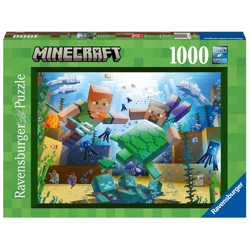 Ravensburger Minecraft Mosaic Jigsaw Puzzle 1000pc
