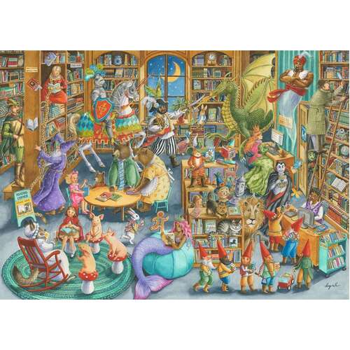 Ravensburger - Midnight at the Library 1000pc Jigsaw Puzzle