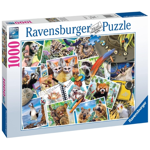 Ravensburger A Traveler's Animal Journey Jigsaw Puzzle 1000pc