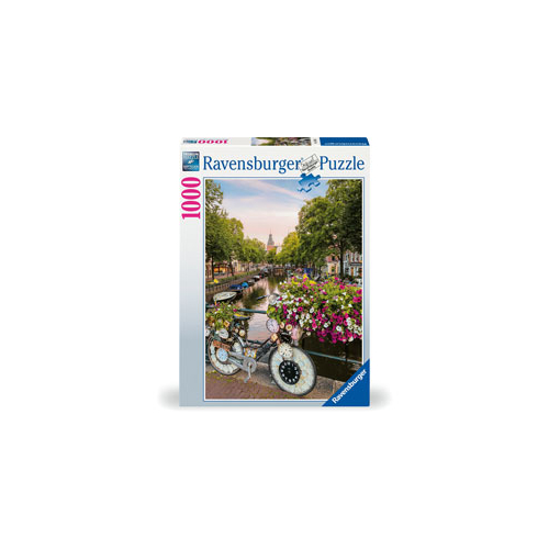 Ravensburger - Bicycle And Flowers in Amsterdam 1000pc Puzzle